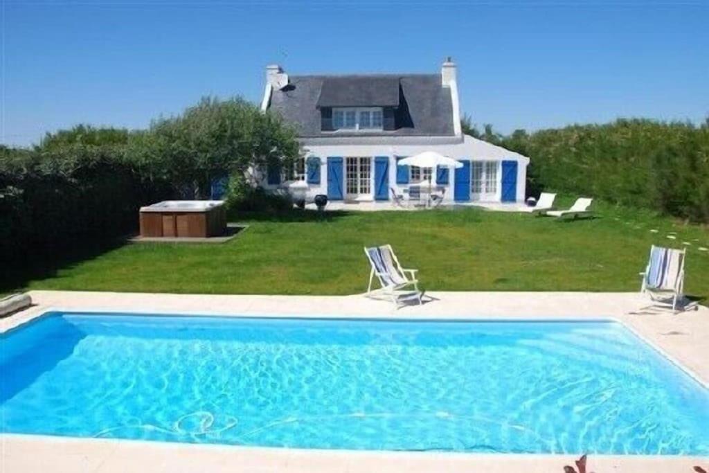 Maison "Ker Galinette " , Belle-Ile-En-Mer, Piscine Chauffee Et Jacuzzi Bangor Экстерьер фото